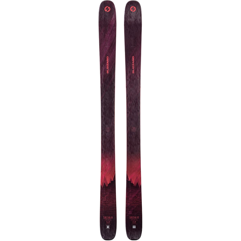 Sheeva 10 Flat Skis Red